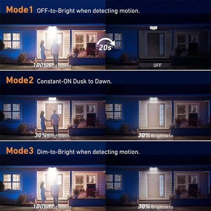 Solar Security Wall Light